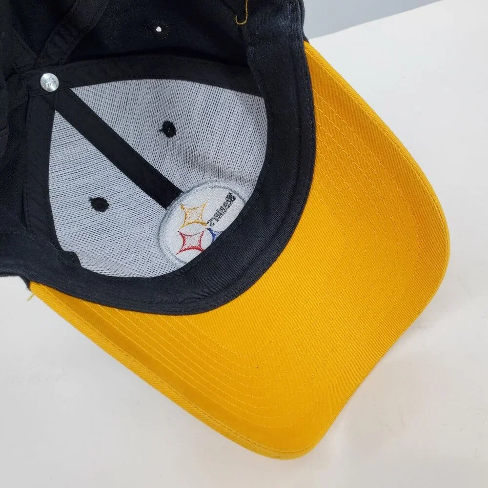 Reebok NFL Pittsburgh Steelers Black and Yellow Baseball‎ Cap Hat